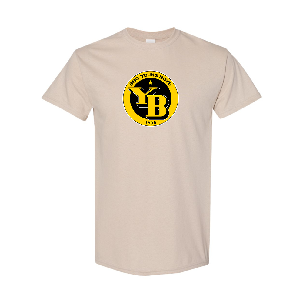 Men's Young Boys Soccer Cotton T-Shirt