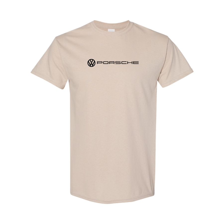 Men's VW Porsche Logo Cotton T-Shirt