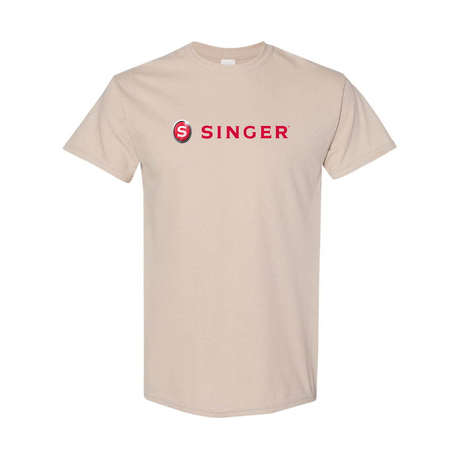 Men's Singer Logo Cotton T-Shirt
