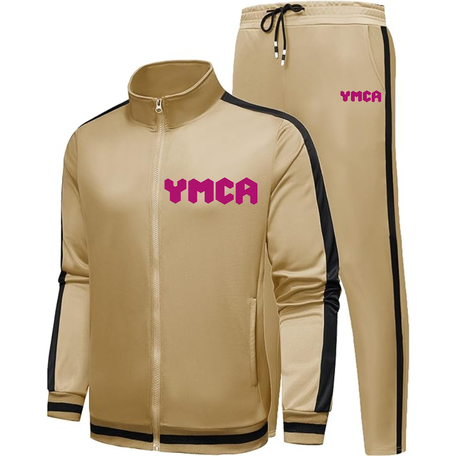 Men's YMCA Mauve Dri-Fit TrackSuit