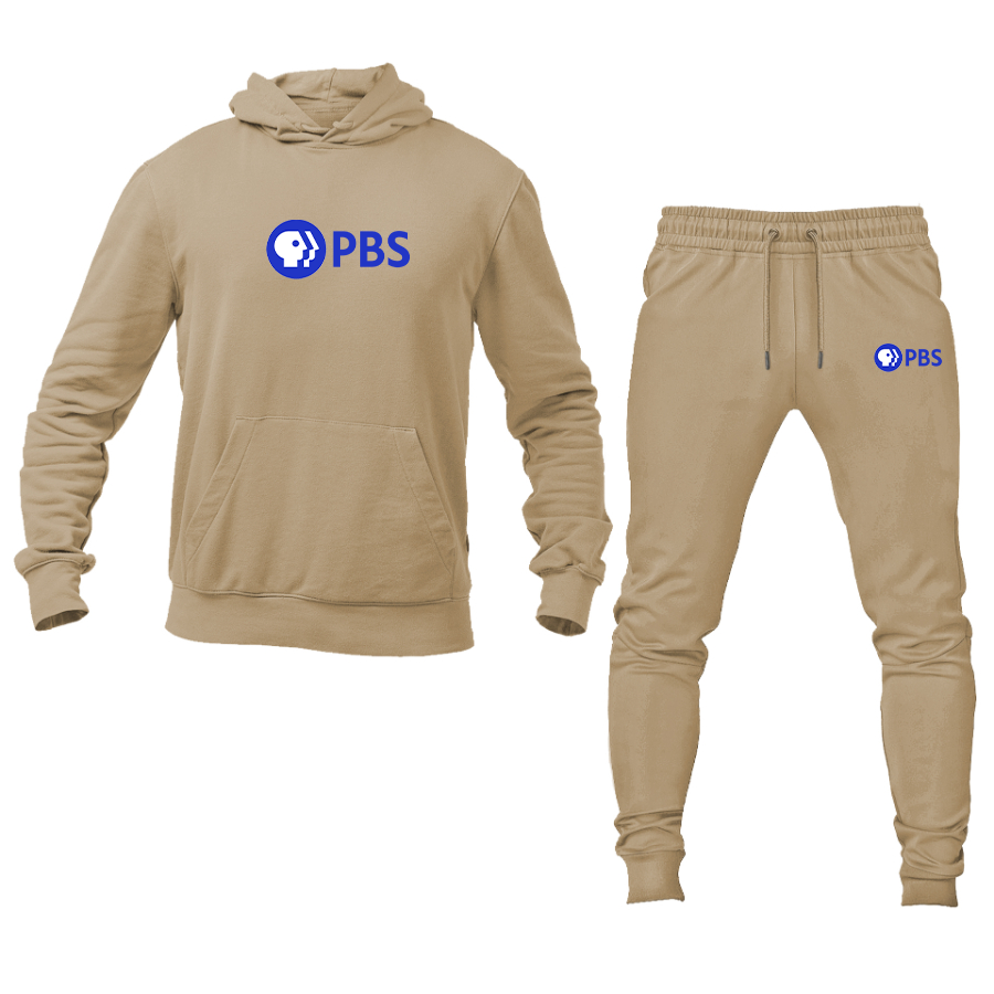 Men's PBS Blue Hoodie Joggers Set