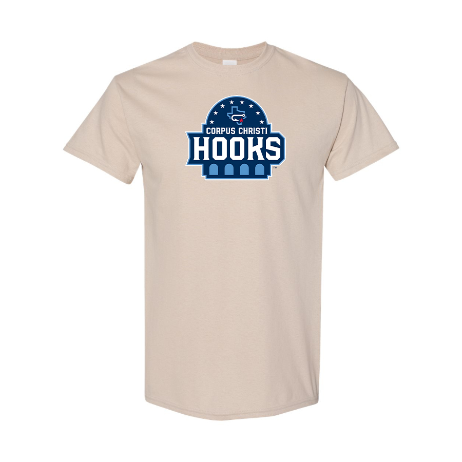 Men's Corpus Christi Hooks Logo Cotton T-Shirt