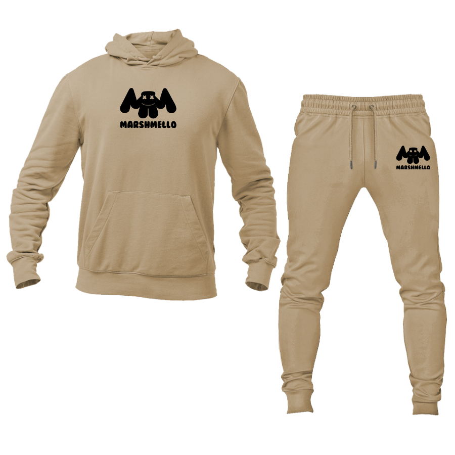 Men's Marshmello Logo Hoodie Joggers Set