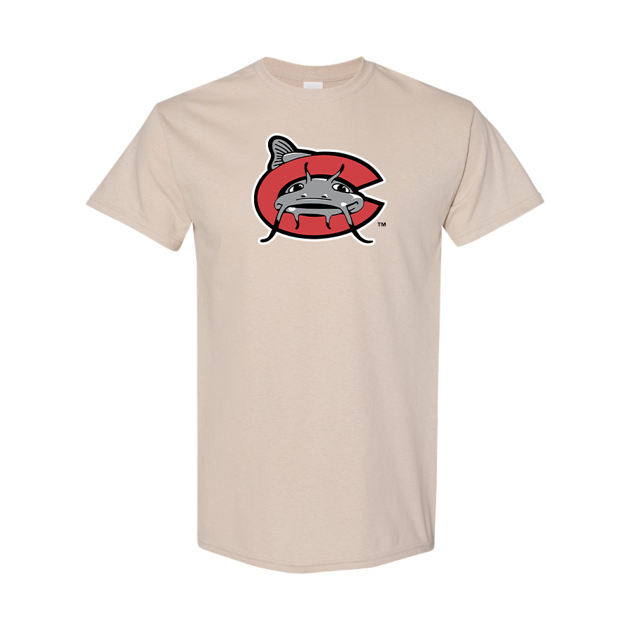 Men's Carolina Mudcats Logo Cotton T-Shirt
