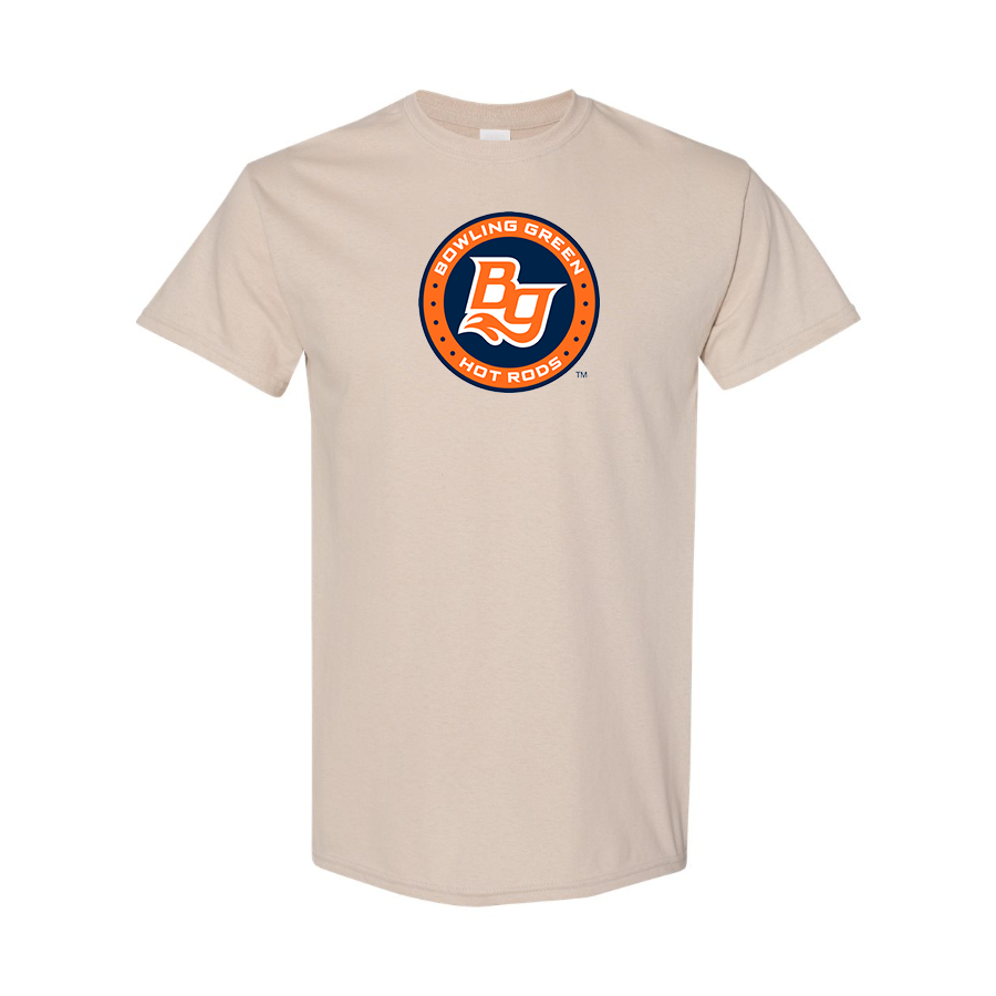 Men's Bowling Green Hot Rods Logo Cotton T-Shirt