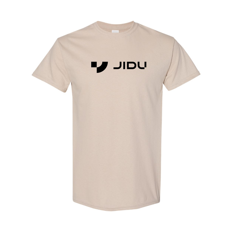 Men's Jidu Logo Cotton T-Shirt