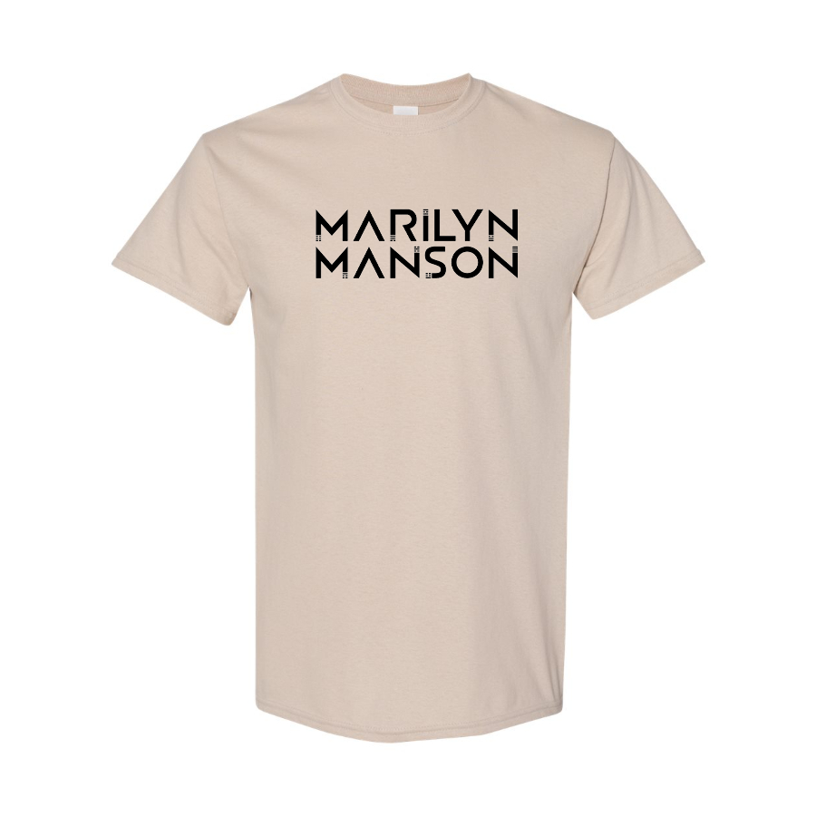 Men's Marilyn Manson Logo Cotton T-Shirt