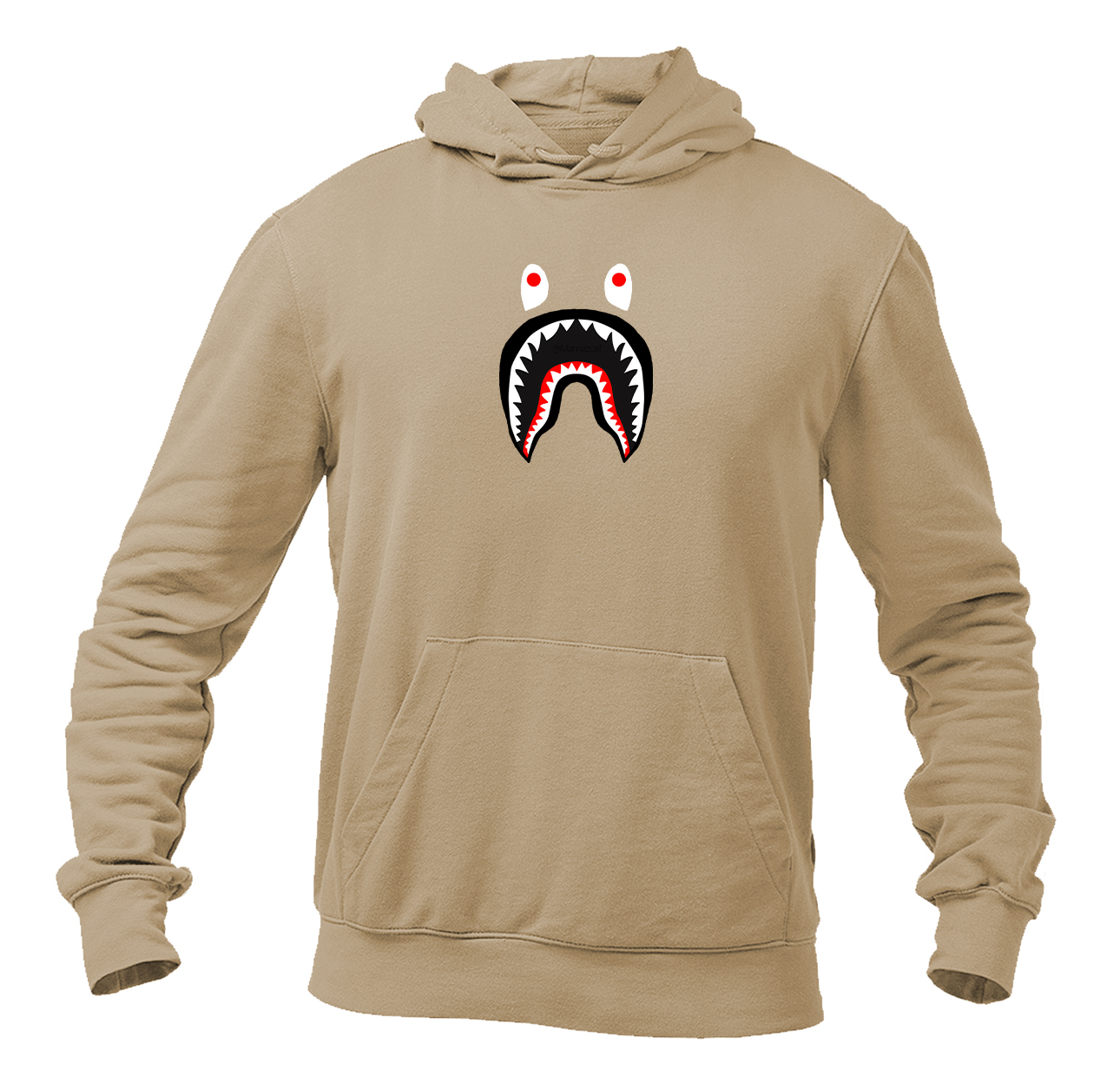 Men's BAPE Shark Logo Pullover Hoodie