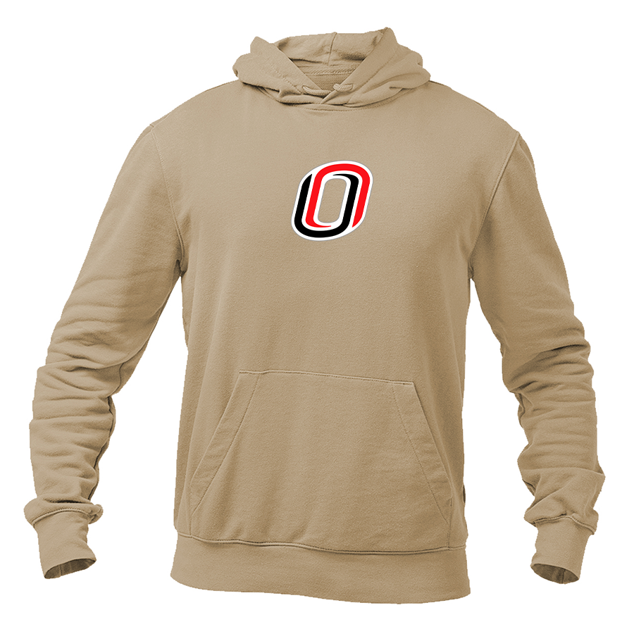 Men's Nebraska Omaha Mavericks Logo Pullover Hoodie
