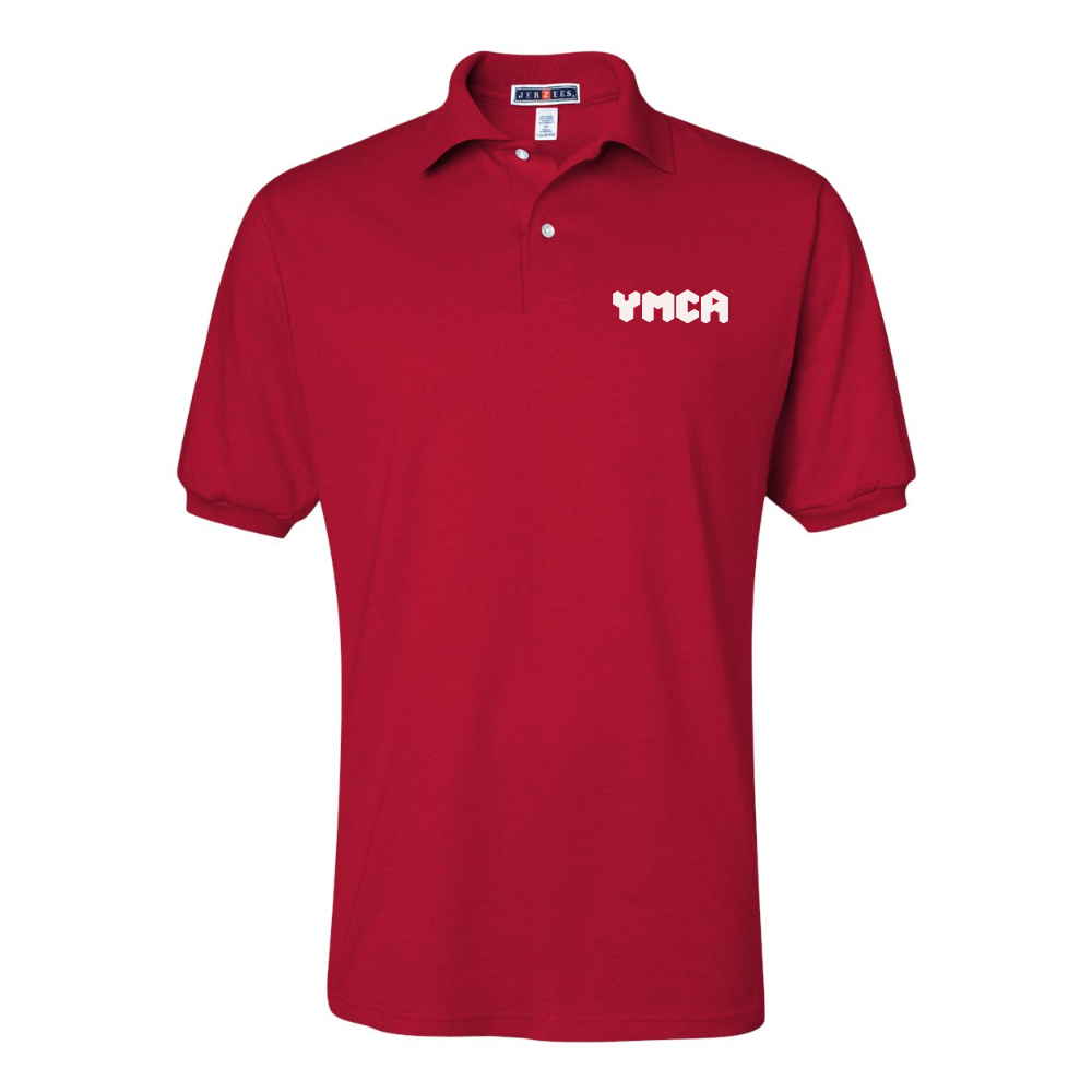 Men's YMCA Mauve JERZEES SpotShield polo