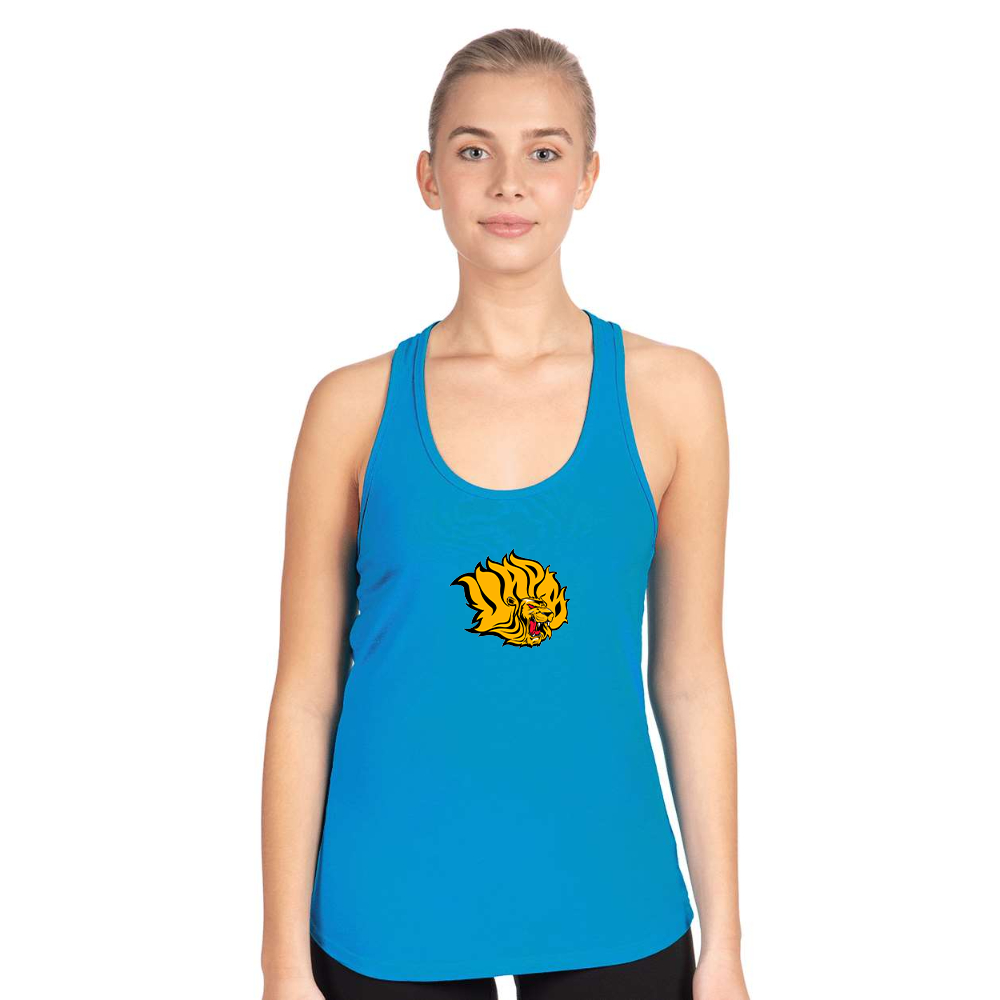 Women's Arkansas PB Golden Lions Next Level Ideal Racerback Tank