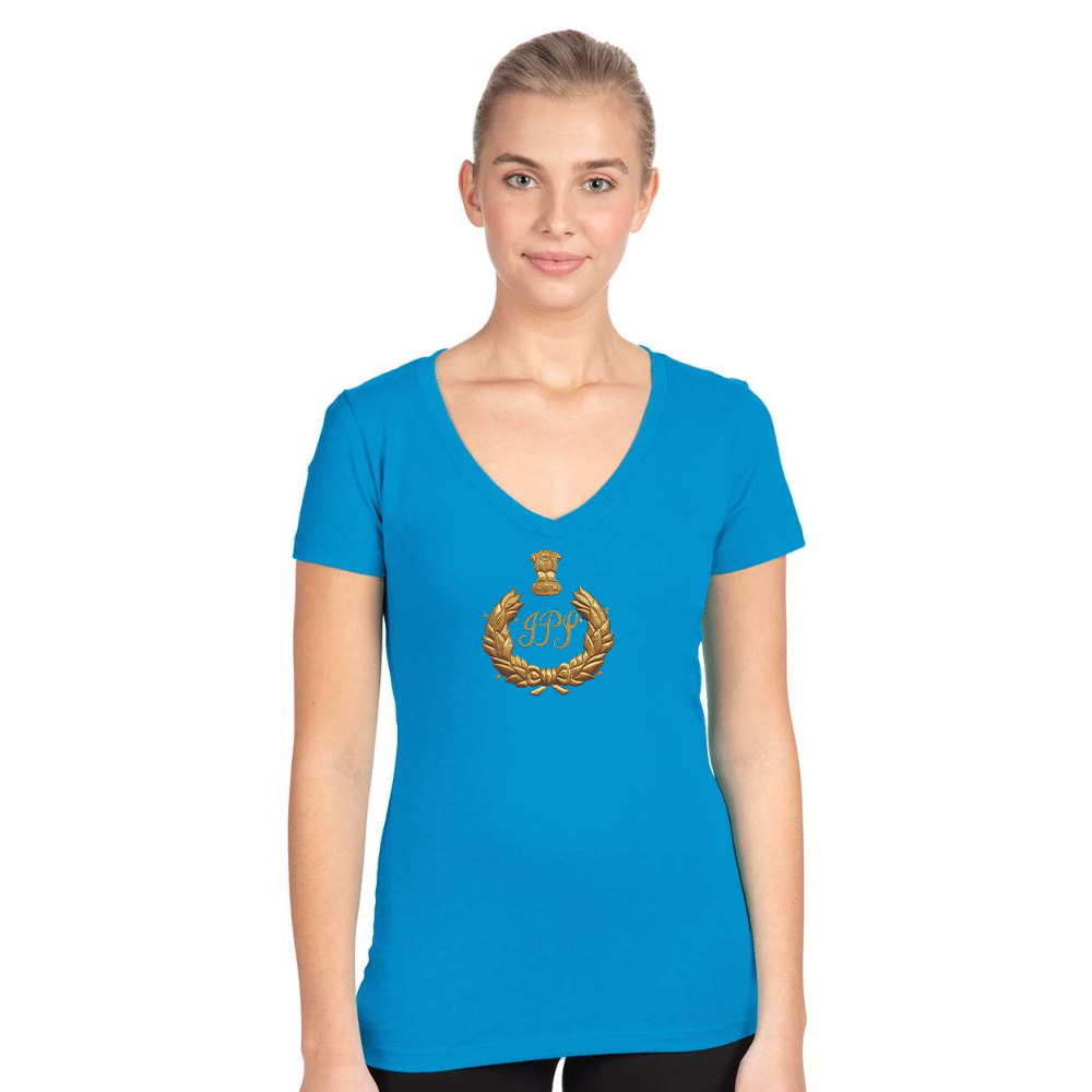 Women's IPS India Next Level V-Neck T-Shirt
