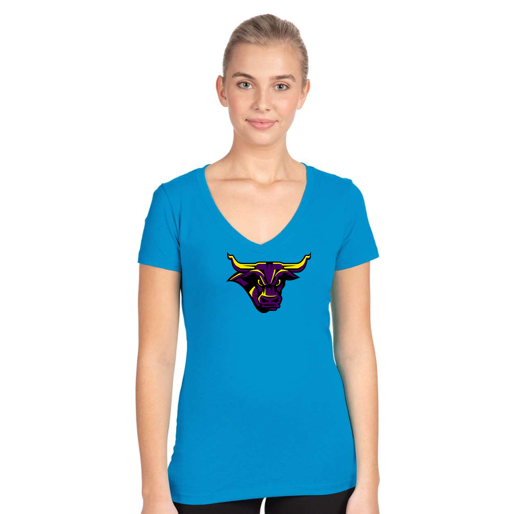 Women's Minnesota State Mavericks Next Level V-Neck T-Shirt