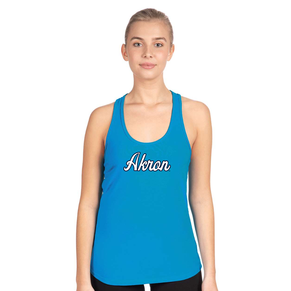 Women's Akron Zips Next Level Ideal Racerback Tank