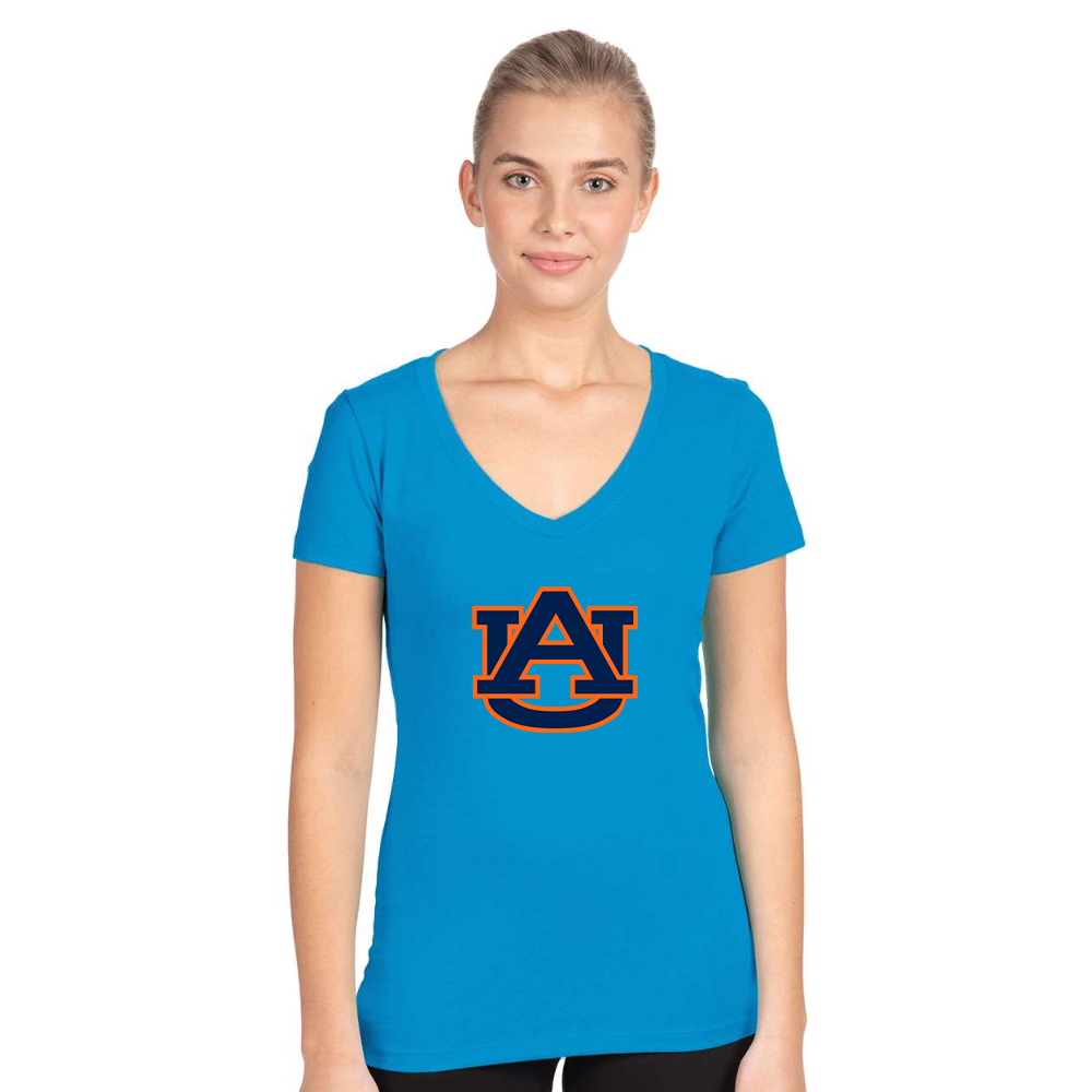 Women's Auburn Tigers Next Level V-Neck T-Shirt