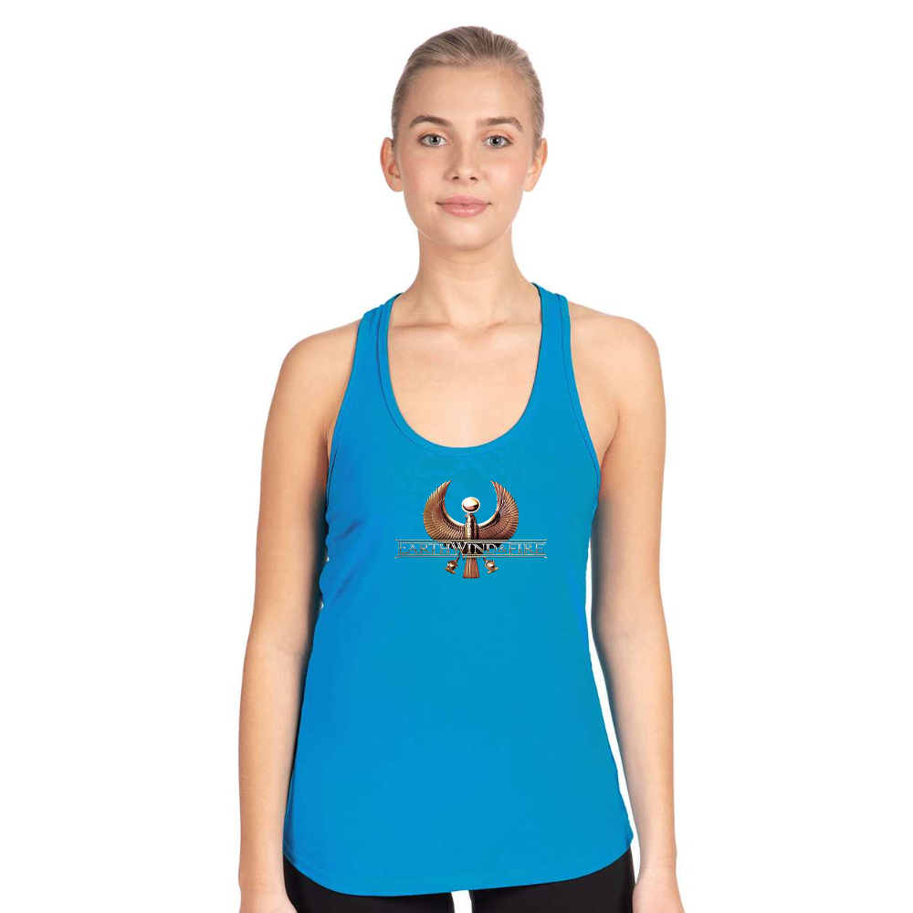 Women's Earth Wind & Fire Next Level Ideal Racerback Tank