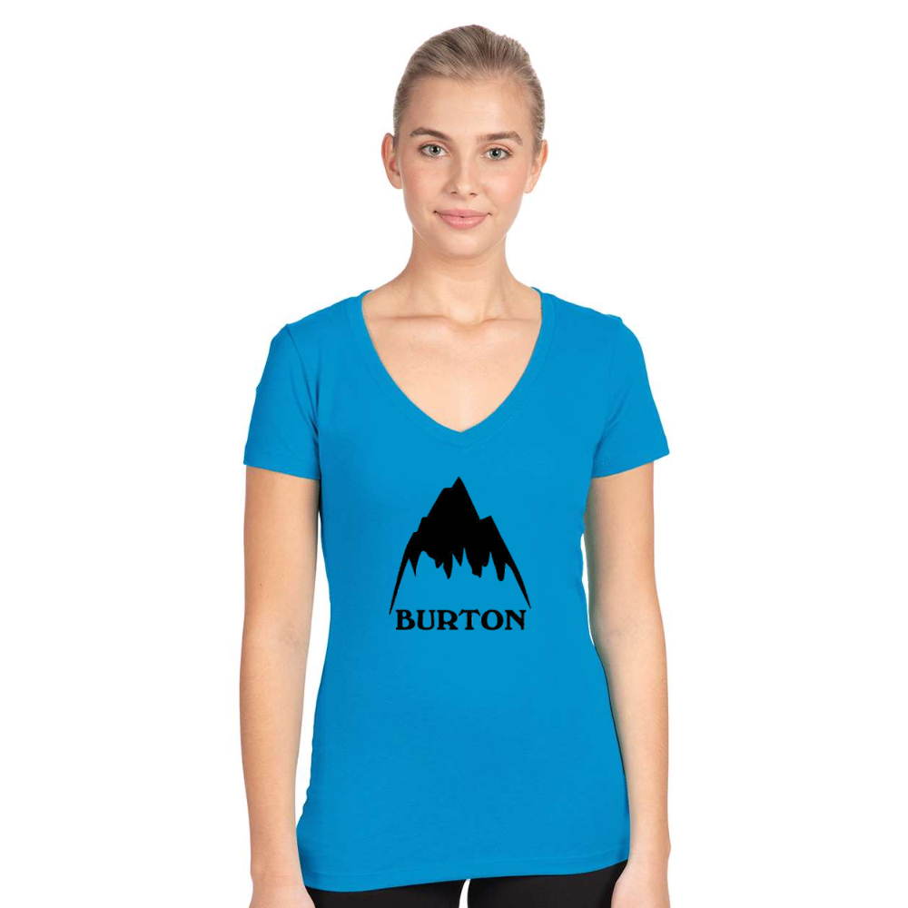 Women's Burton Mountain Next Level V-Neck T-Shirt