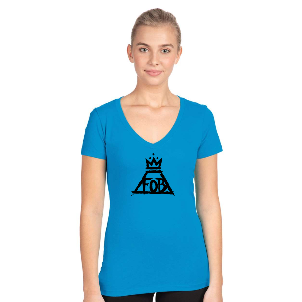 Women's Fall Out Boy Next Level V-Neck T-Shirt