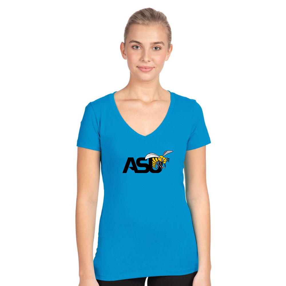 Women's Alabama State Hornets Next Level V-Neck T-Shirt