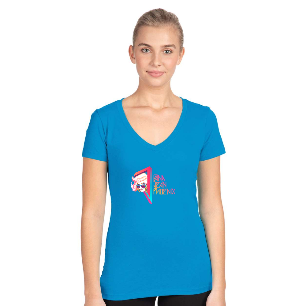 Women's Dana Jean Phoenix Next Level V-Neck T-Shirt