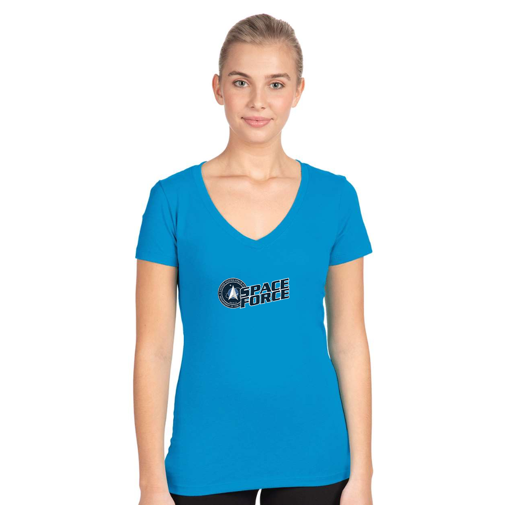 Women's Space Force Next Level V-Neck T-Shirt