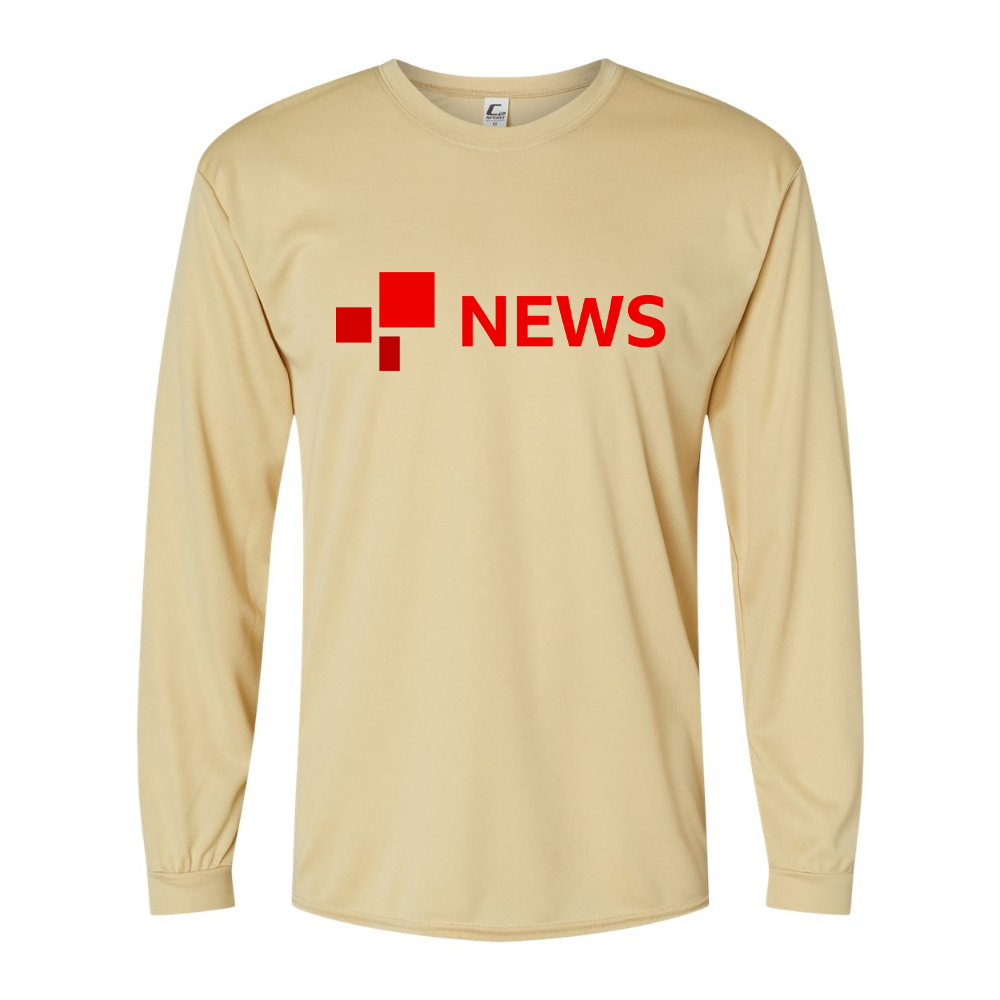 Men's BBC News Performance Long Sleeve T-Shirt