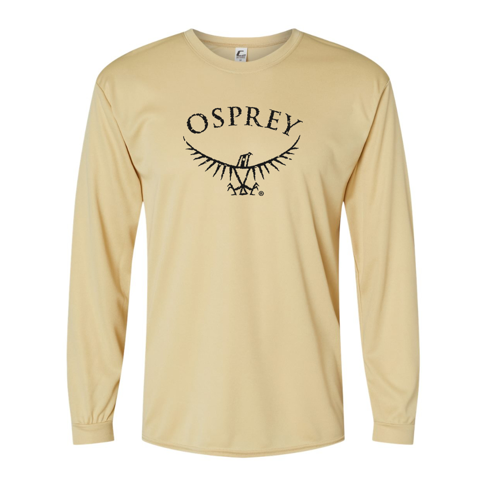 Men's Osprey Black Performance Long Sleeve T-Shirt