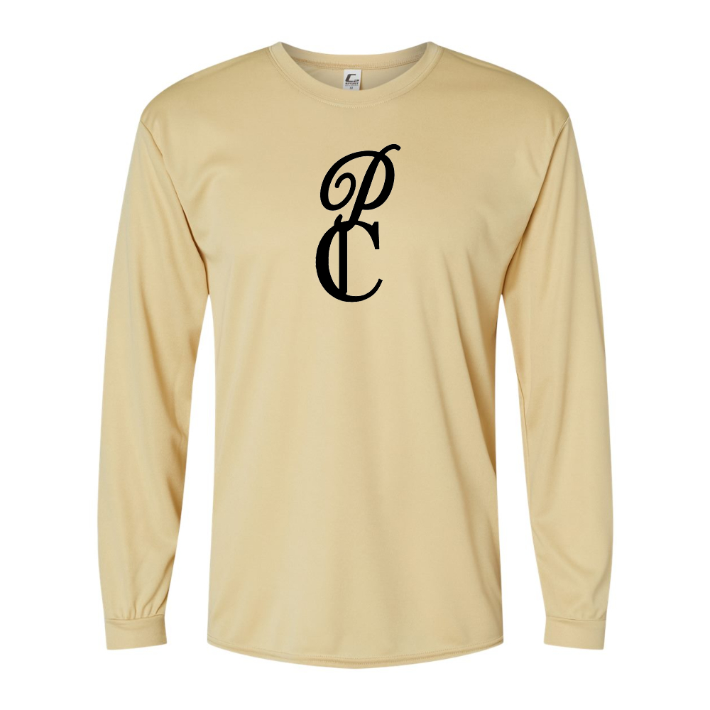 Men's P & C Black Performance Long Sleeve T-Shirt