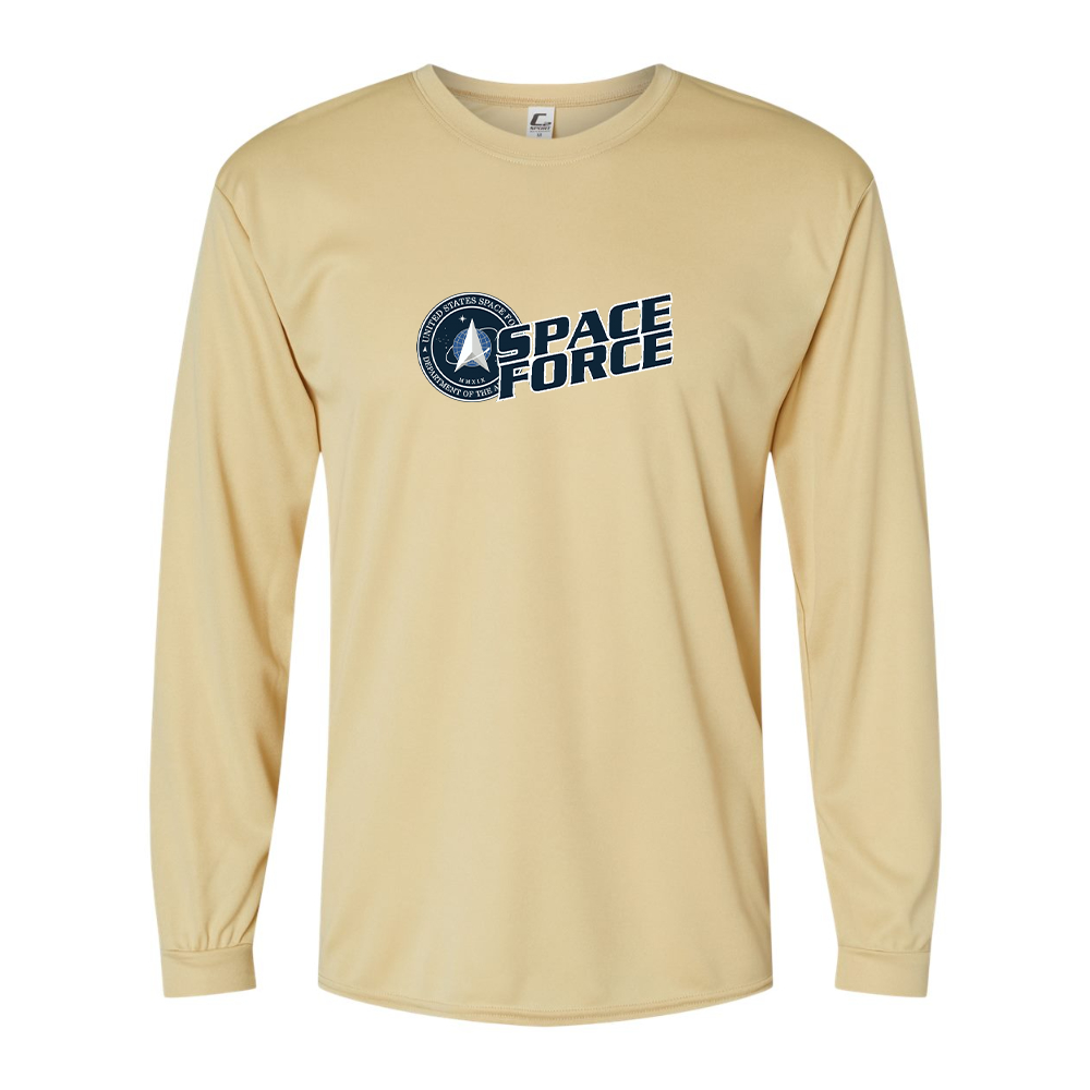 Men's Space Force Performance Long Sleeve T-Shirt