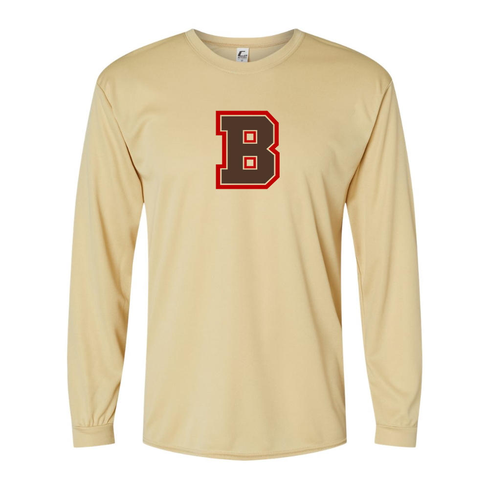 Men's Brown Bears Performance Long Sleeve T-Shirt