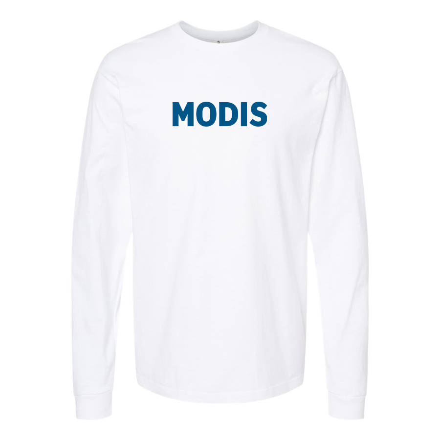 Men's Modis Logo Cotton Long Sleeve T-Shirt