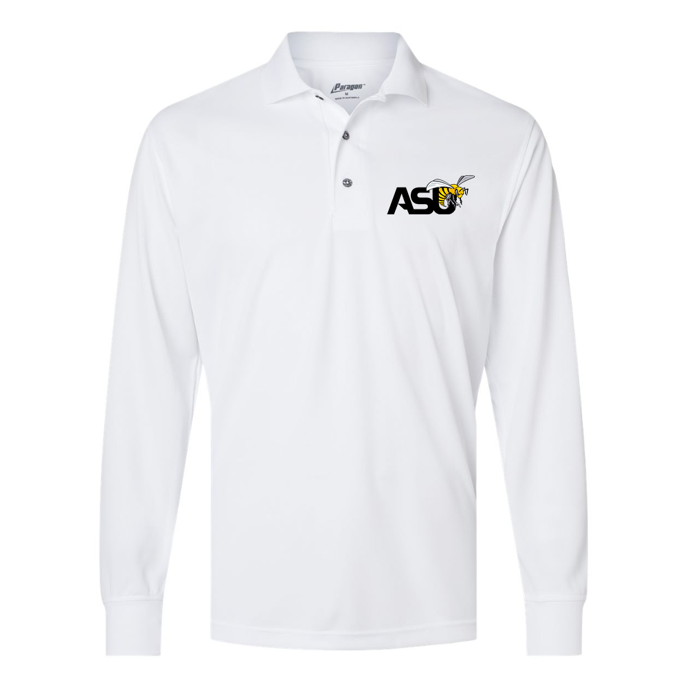 Men's Alabama State Hornets Paragon Prescott Long Sleeve Polo