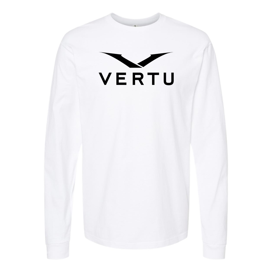 Men's Vertu Logo Cotton Long Sleeve T-Shirt