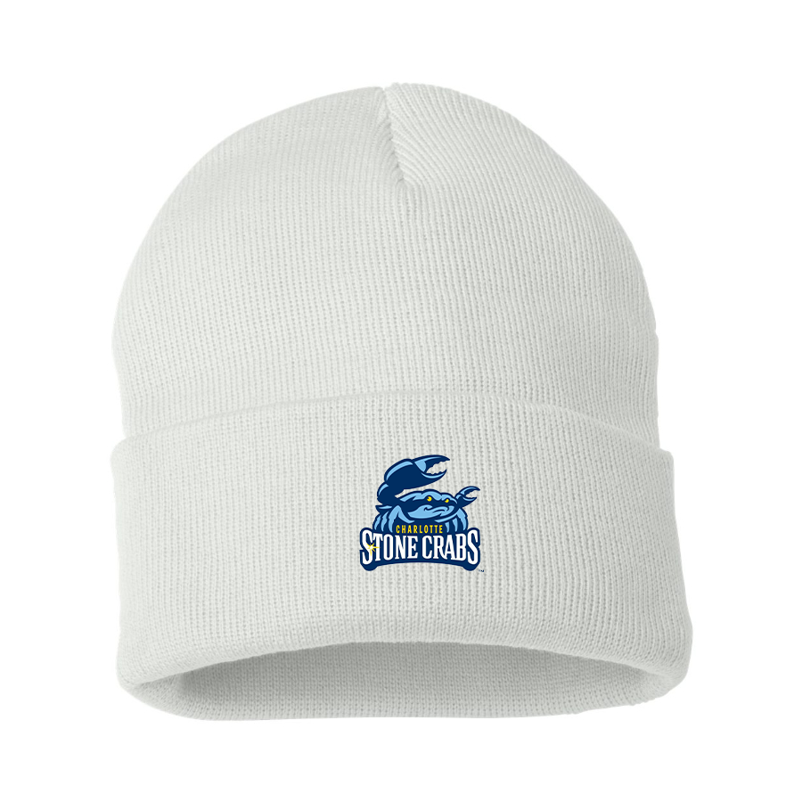 Charlotte Stone Crabs Logo Beanie Hat