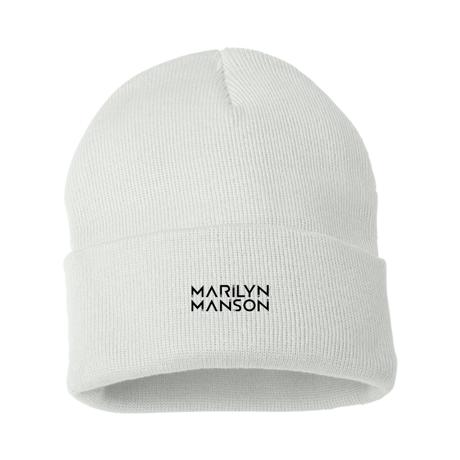 Marilyn Manson Logo Beanie Hat