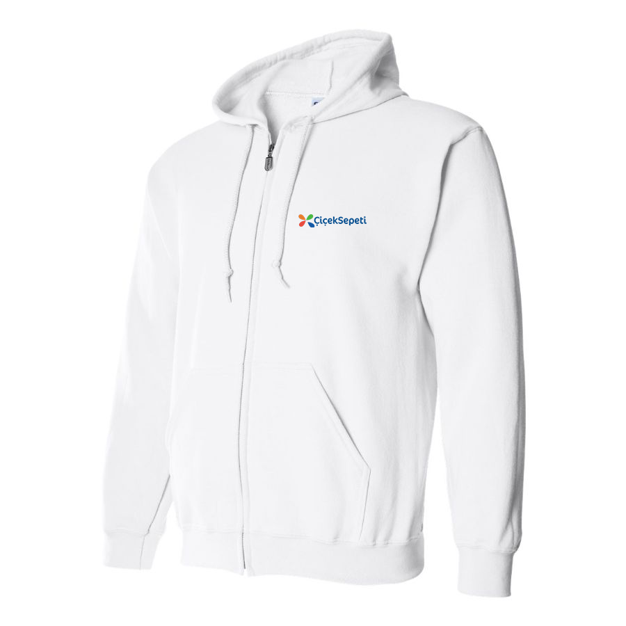 Men's Ciceksepeti Logo Zipper Hoodie