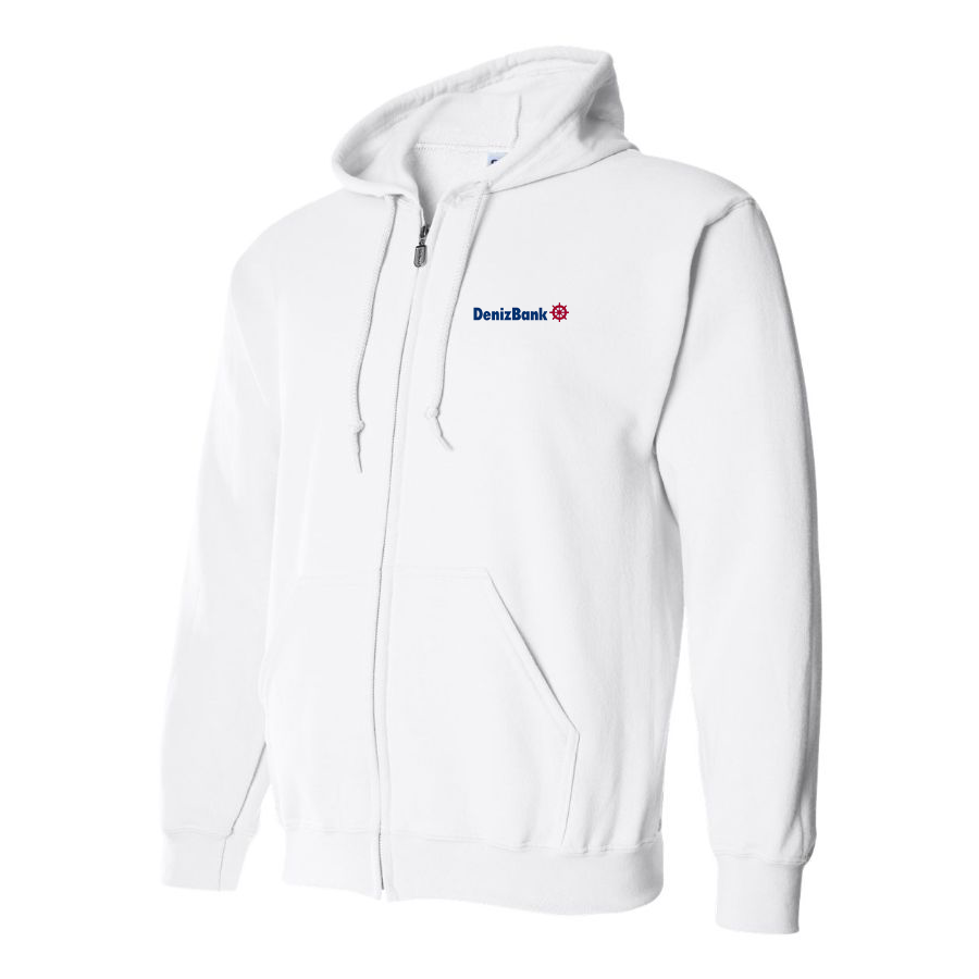 Men's DenizBank Logo Zipper Hoodie