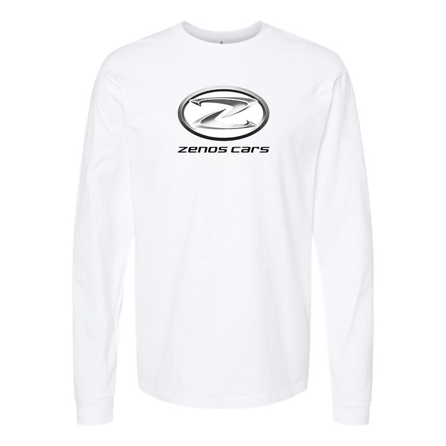 Men's Zenos Cars Logo Cotton Long Sleeve T-Shirt
