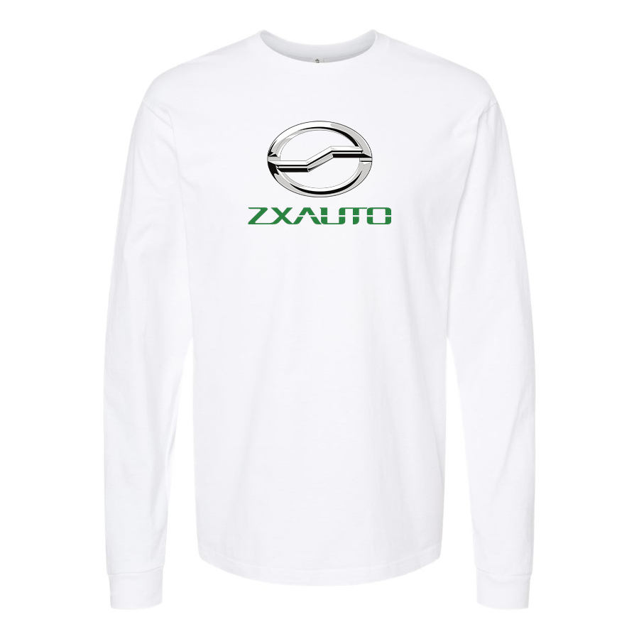 Men's ZX Logo Cotton Long Sleeve T-Shirt