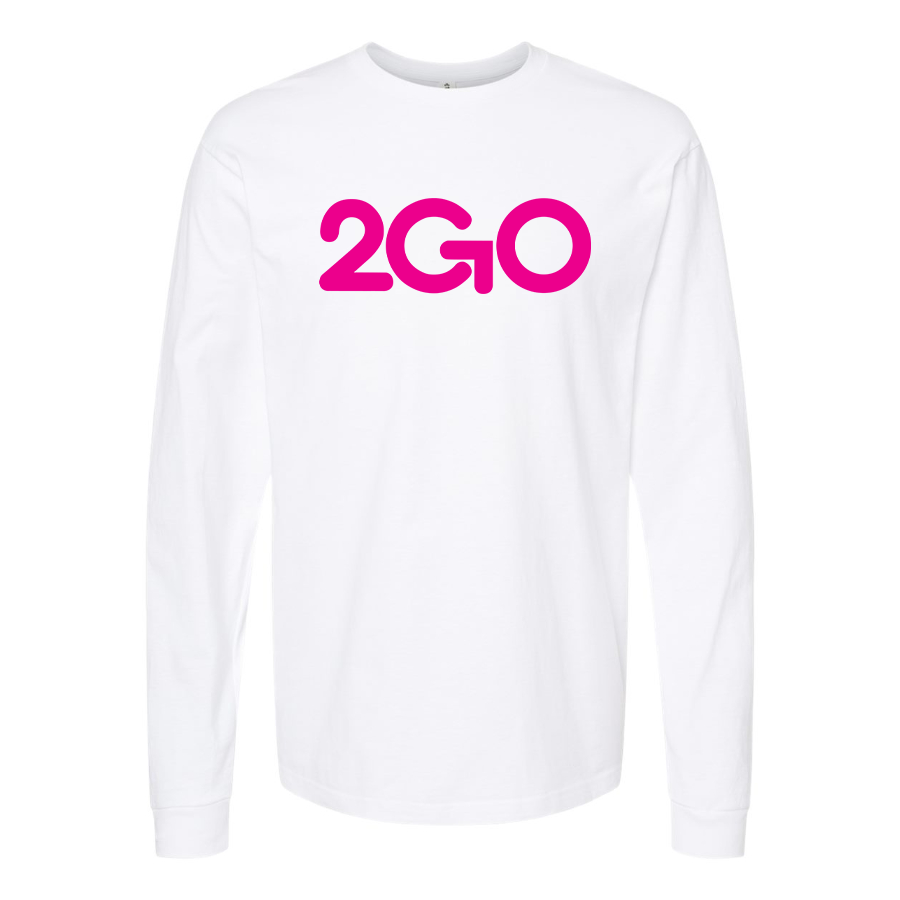 Men's 2GO Logo Cotton Long Sleeve T-Shirt