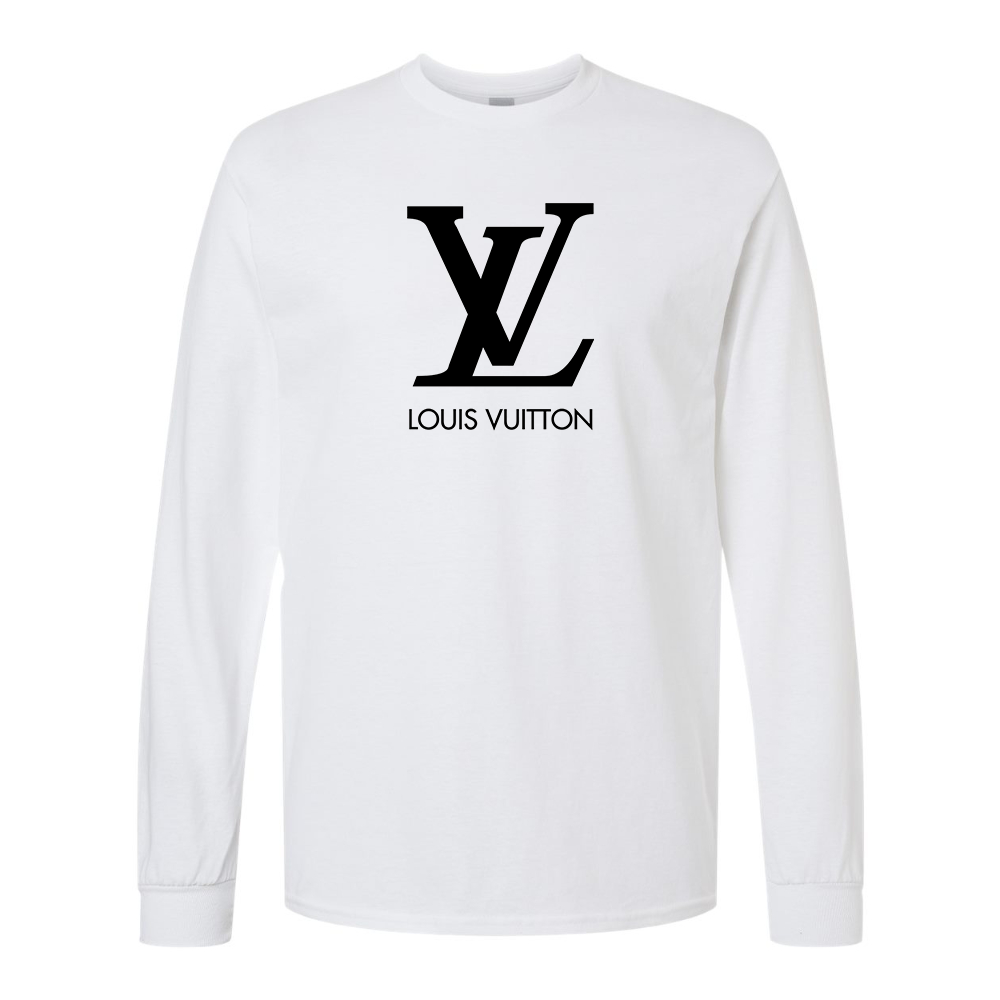 Men's Louis Vuitton Gildan Heavy Cotton Long Sleeve T-Shirt