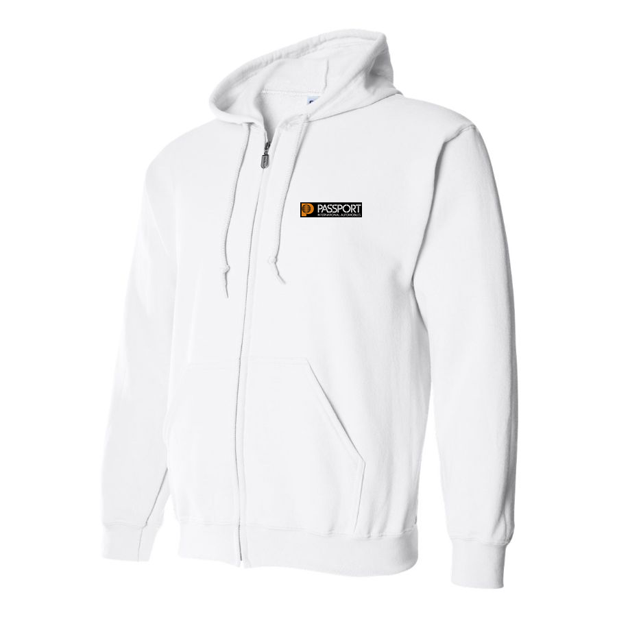 Men's Passport Logo Zipper Hoodie
