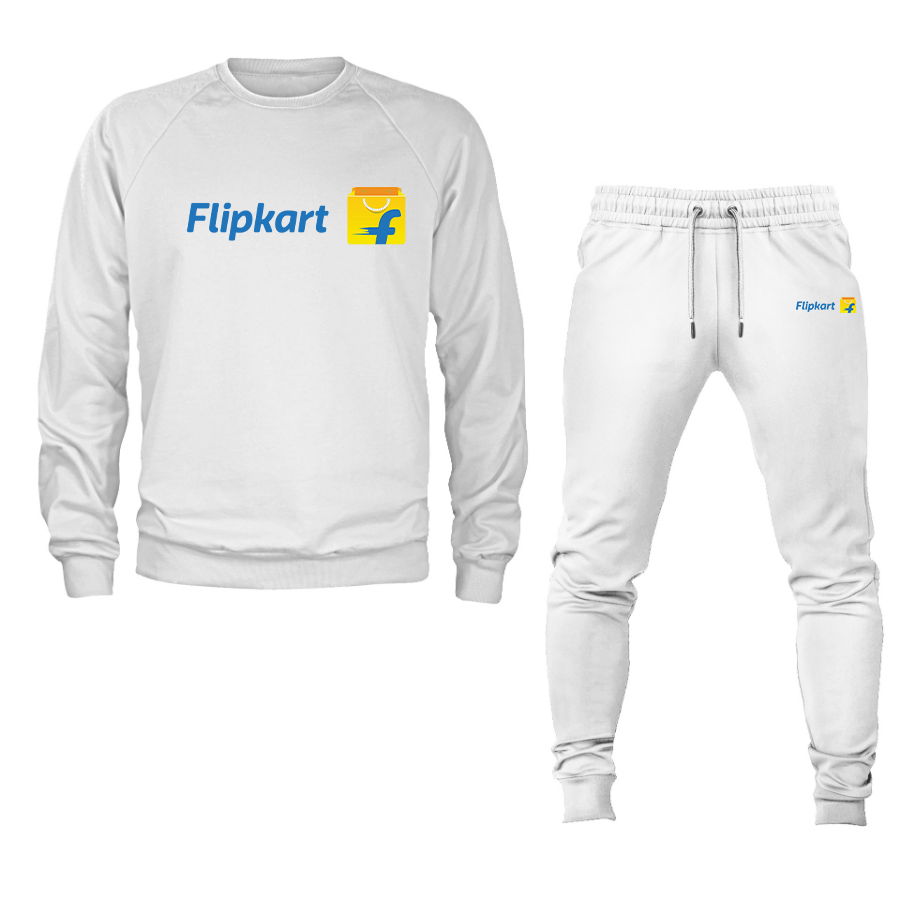 Men's Flipkart Crewneck Sweatshirt Joggers Suit