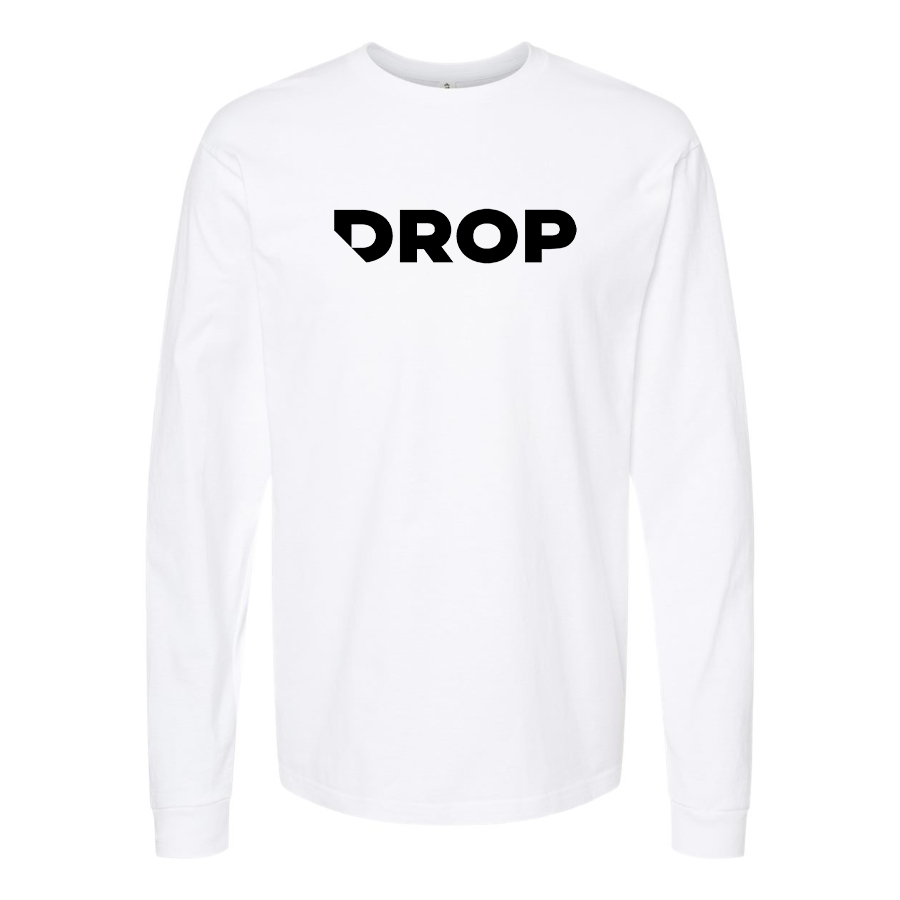 Men's Massdrop Logo Cotton Long Sleeve T-Shirt
