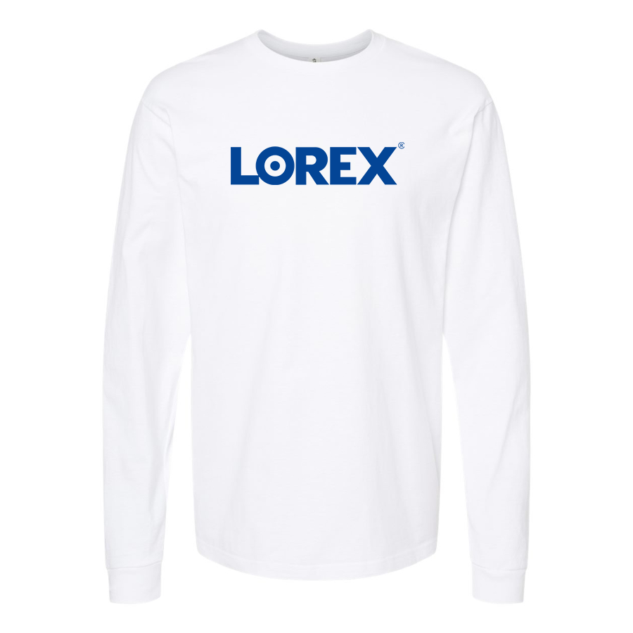 Men's Lorex Technology Logo Cotton Long Sleeve T-Shirt