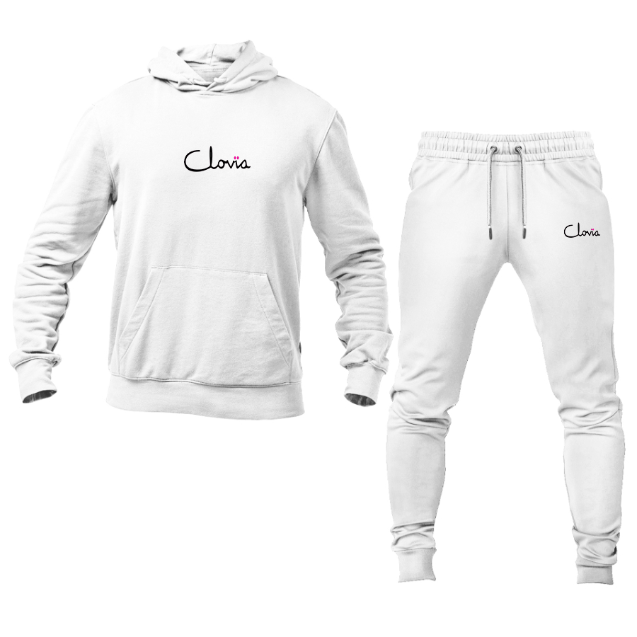 Men's Clovia Logo Hoodie Joggers Set