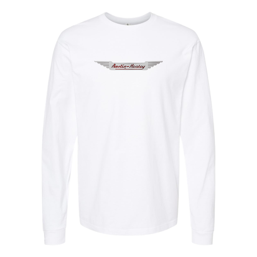 Men's Austin Healey Logo Cotton Long Sleeve T-Shirt
