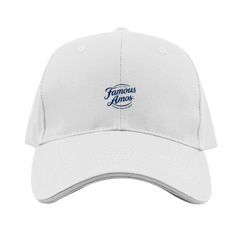 Famous Amos Logo Dad Baseball Cap Hat