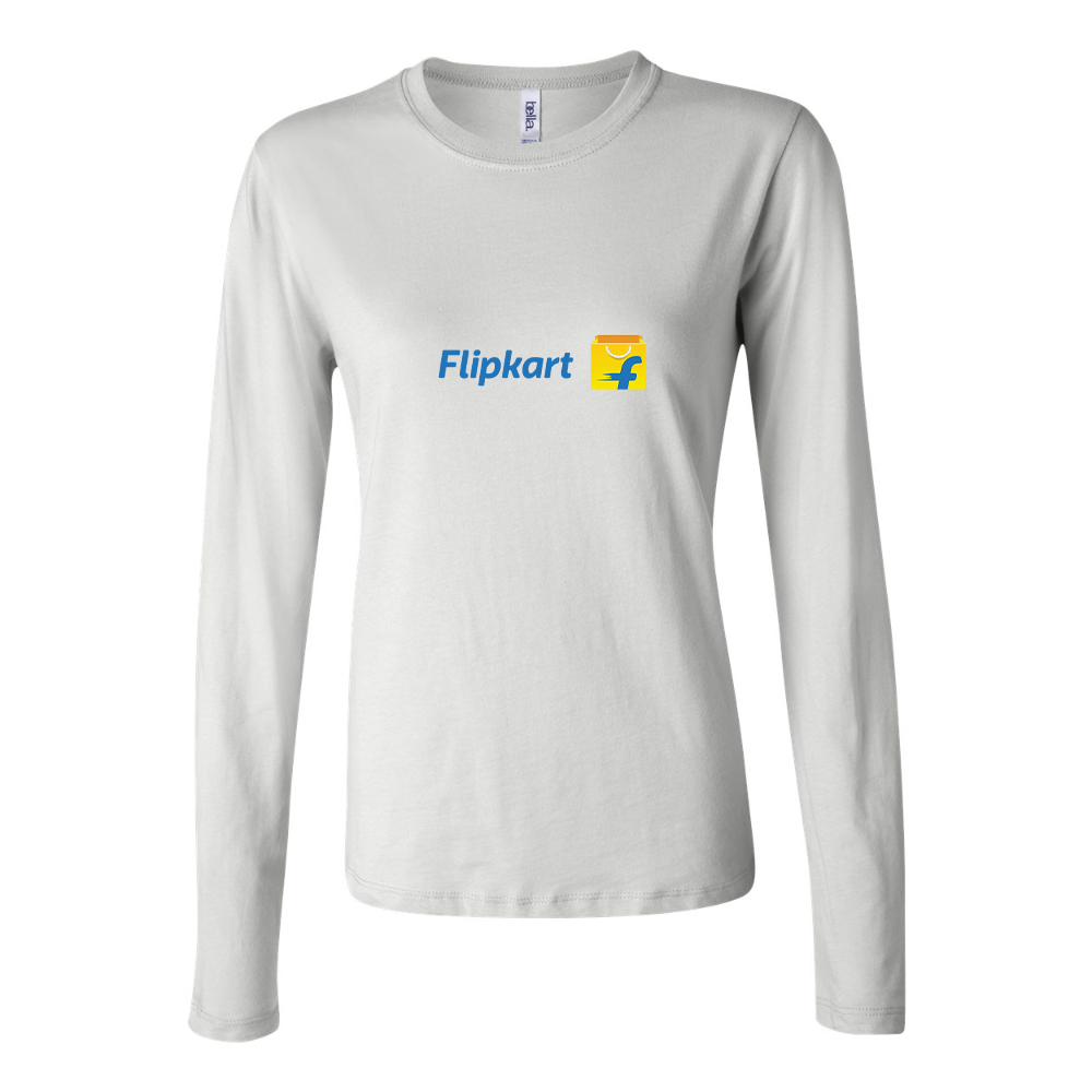 BELLA CANVAS Women’s Flipkart Jersey Long Sleeve Tee