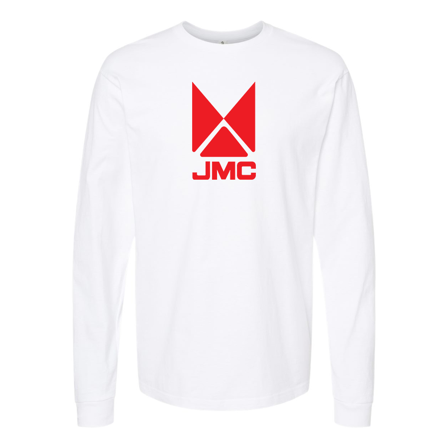 Men's Jiangling Motors Corporation Logo Cotton Long Sleeve T-Shirt